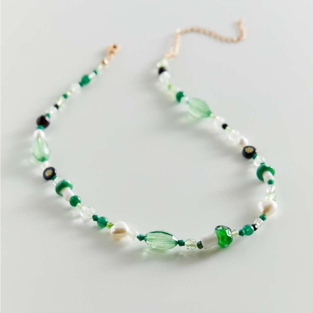 NWT Urban Outfitters Chill Out Beaded Necklace
